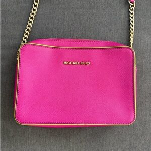 Michael Kors Fuchsia Crossbody Bag